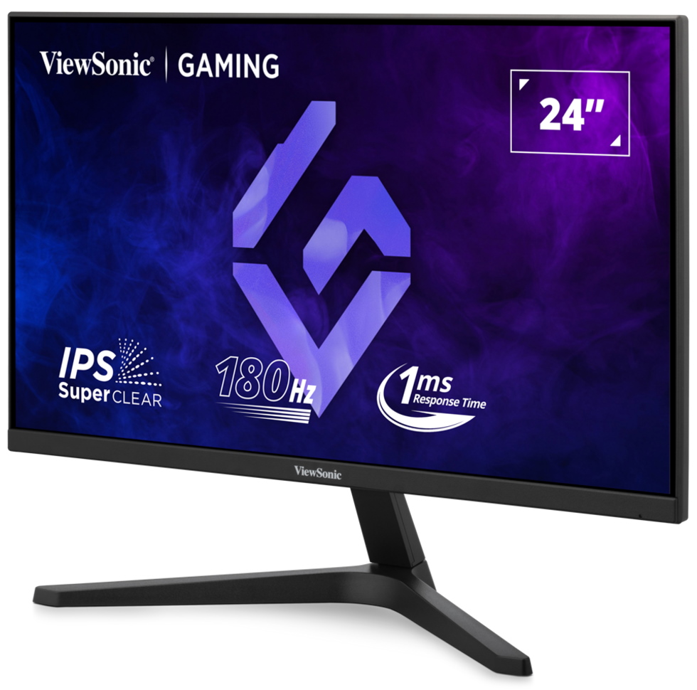 ViewSonic VX24G1-HD 24" 16:9 (23.8") 1920 x 1080 SuperClear® IPS, 180Hz, 1ms MPRT, 2 HDMI, DisplayPort, HDR10